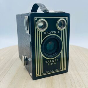 Vintage Brownie Target Six-16 Display Prop Box Camera by Eastman 1940s Decor